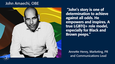 Photo and quote about John Amaechi.